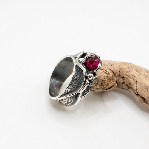 Каблучка зі шпінеллю — авторська робота Komarov Jewelry, Фото 6